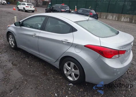 2013 Hyundai Elantra Gls z USA, uszkodzony, nr VIN 5NPDH4AE9DH351865